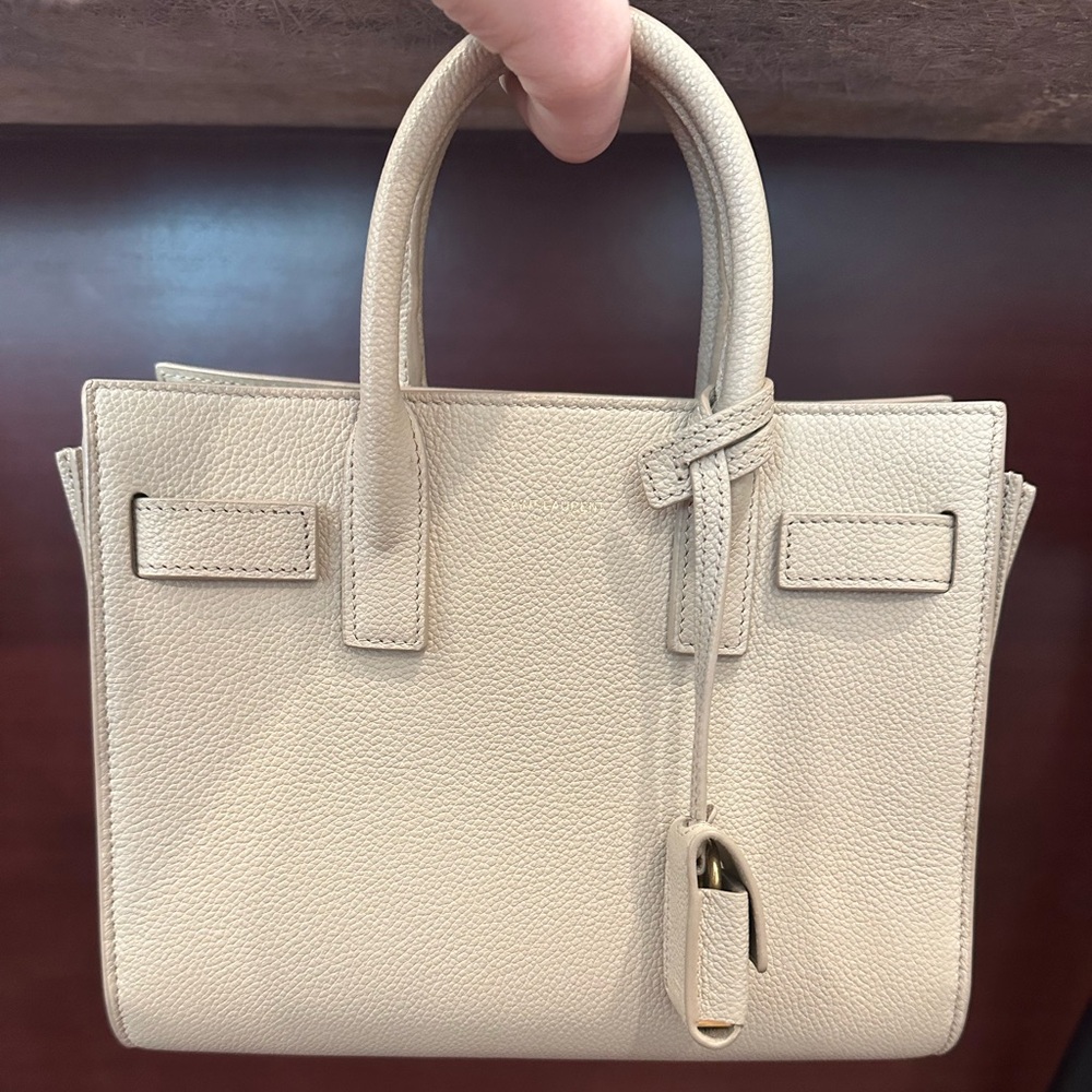 Saint Laurent NWOT Sac De Jour Pony-Style Calfskin Tote